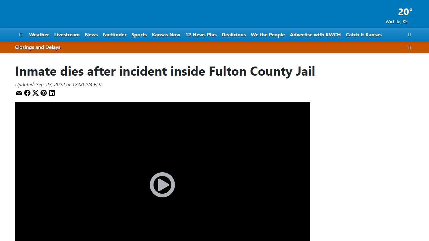 Inmate dies after incident inside Fulton County Jail